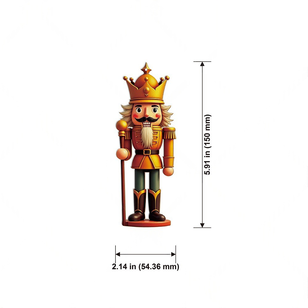 🎄Gnome Nutcracker Christmas Tree Ornaments Set (12pcs)🎁(副本)