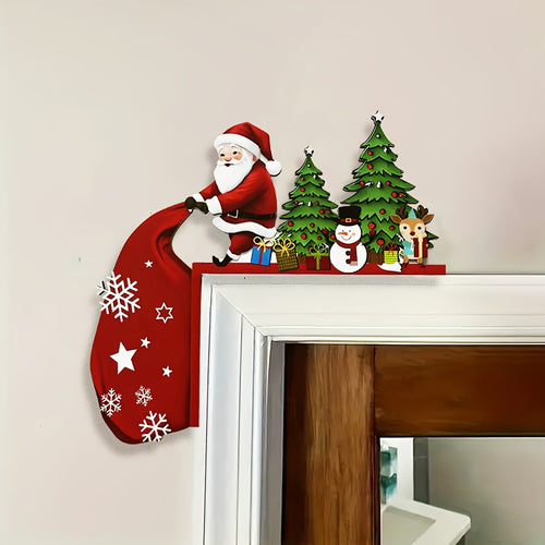 🎅🎄Christmas Door Frame Corner Wall Stickers & Window decorations