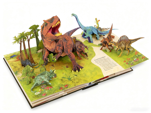 🦖🦖NESLEMY 3D Prehistorica Pop-Up Series: Dinosaurs