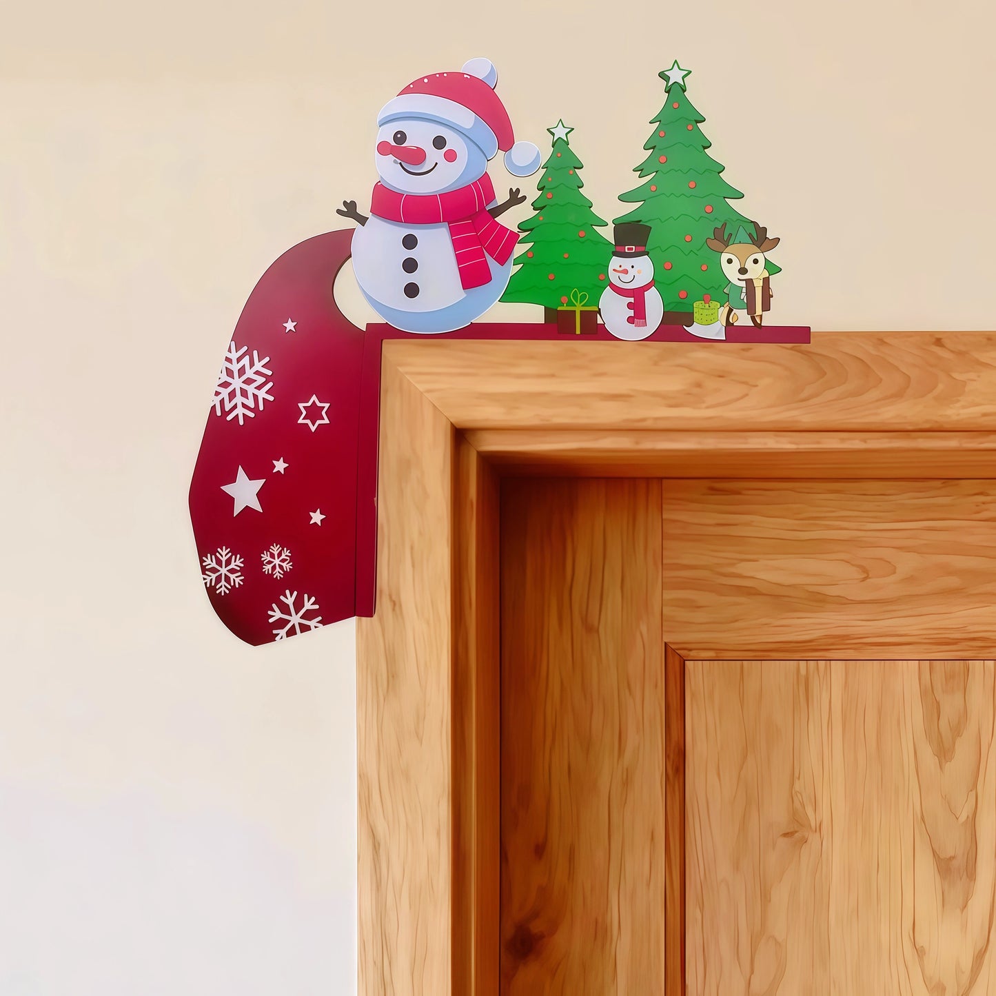 🎅🎄Christmas Door Frame Corner Wall Stickers & Window decorations