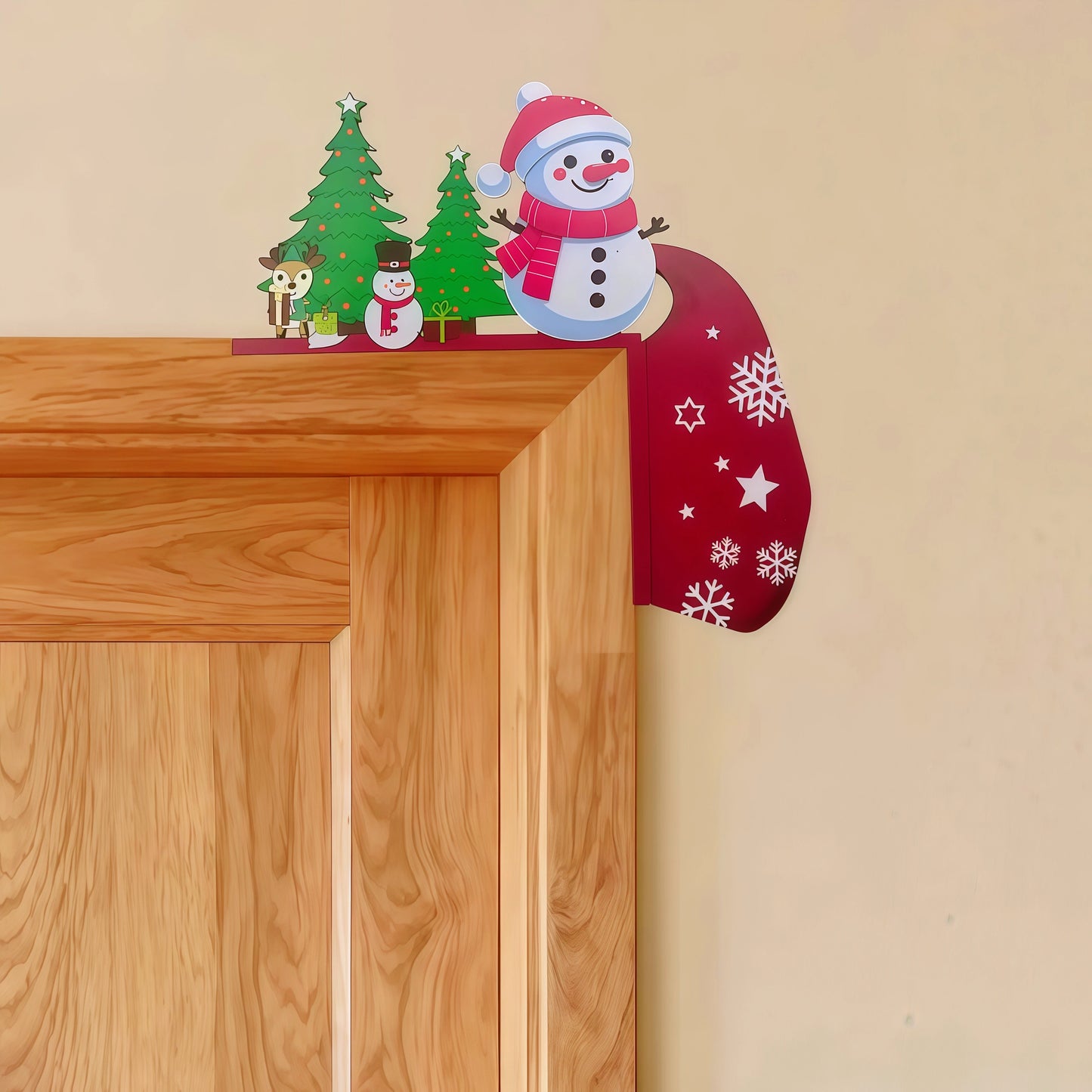 🎅🎄Christmas Door Frame Corner Wall Stickers & Window decorations
