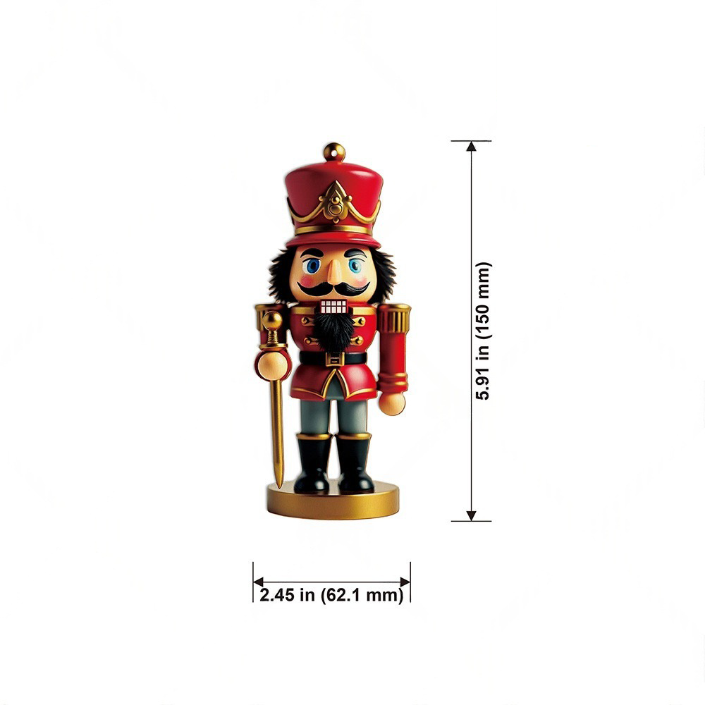 🎄Gnome Nutcracker Christmas Tree Ornaments Set (12pcs)🎁（副本）