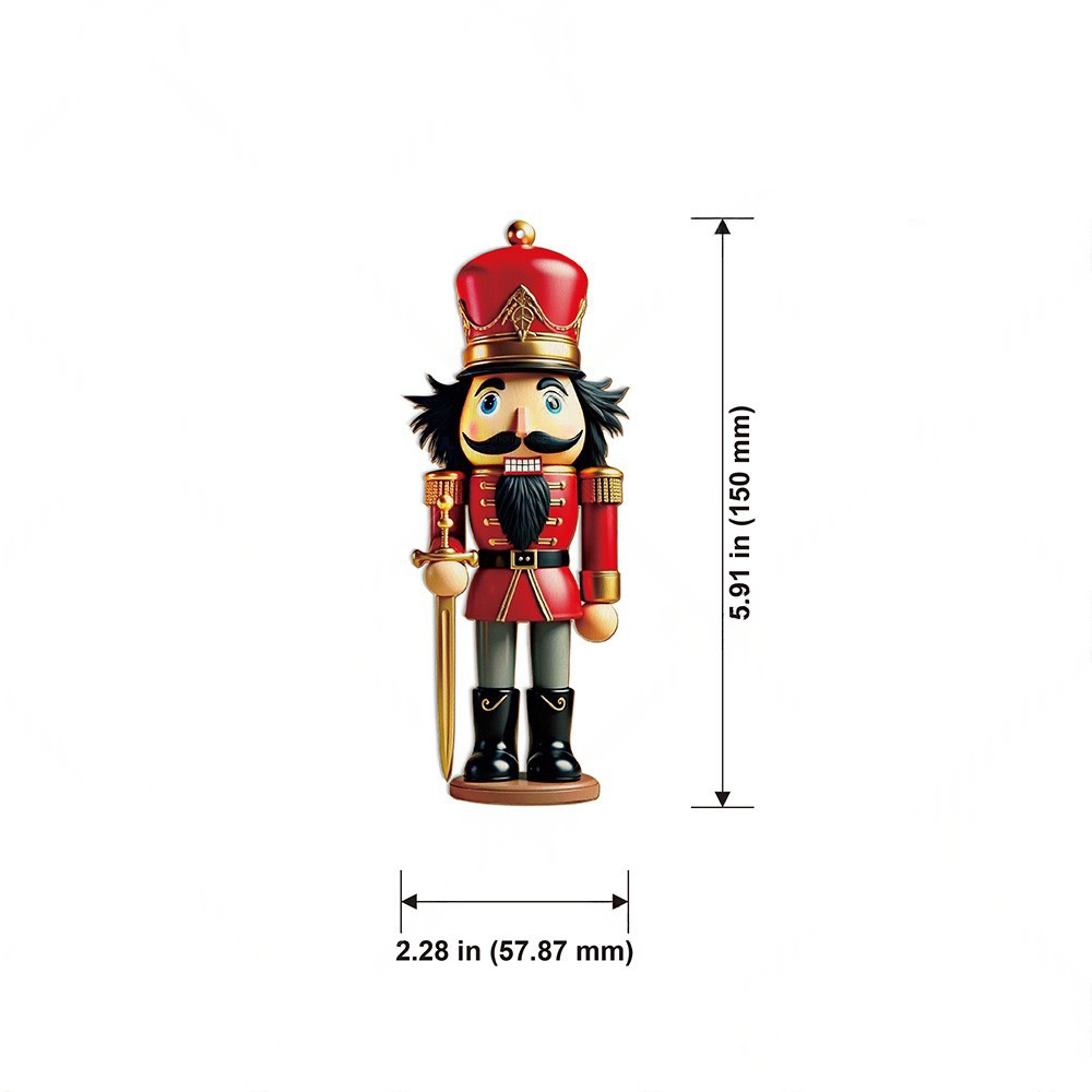 🎄Gnome Nutcracker Christmas Tree Ornaments Set (12pcs)🎁（副本）