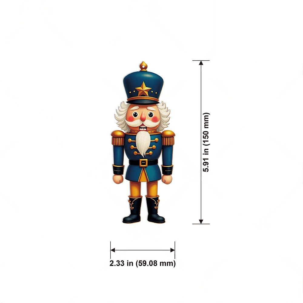 🎄Gnome Nutcracker Christmas Tree Ornaments Set (12pcs)🎁（副本）