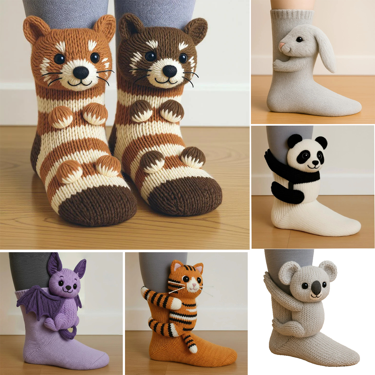 Cozy Animal Socks 🐾 – Cute, Comfy & Full of Personality!