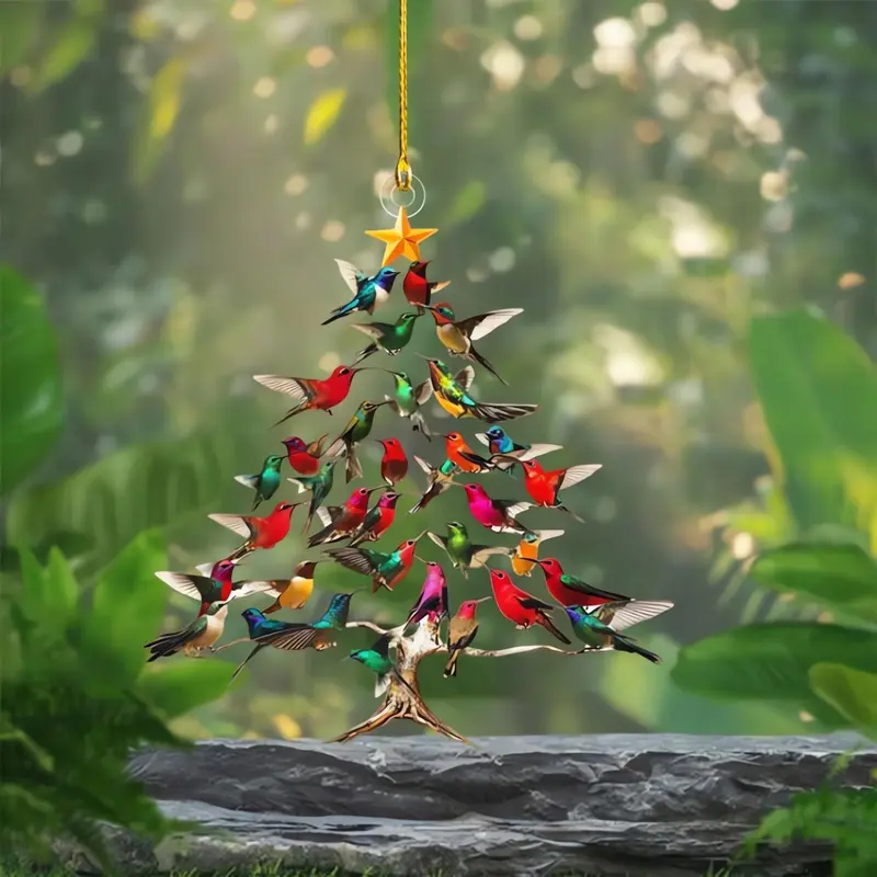 🎄✨DIYSTAR--Hummingbird Christmas Ornament ✨Bring Holiday Magic Home with the Hummingbird Ornament – A Symbol of Love, Hope & Joy 💖