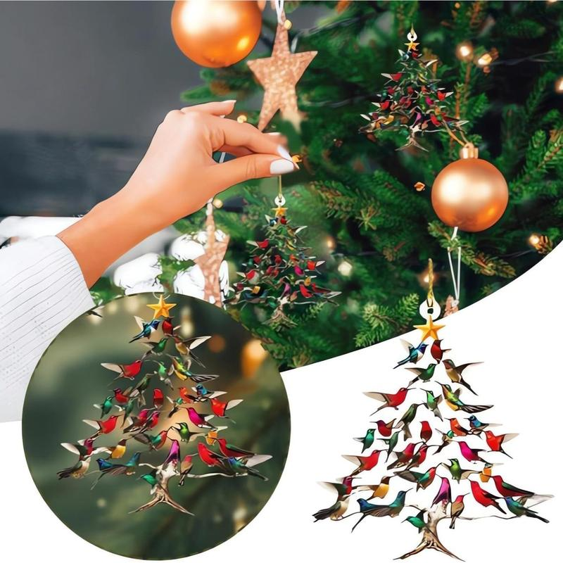 🎄✨DIYSTAR--Hummingbird Christmas Ornament ✨Bring Holiday Magic Home with the Hummingbird Ornament – A Symbol of Love, Hope & Joy 💖