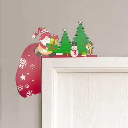 🎅🎄Christmas Door Frame Corner Wall Stickers & Window decorations