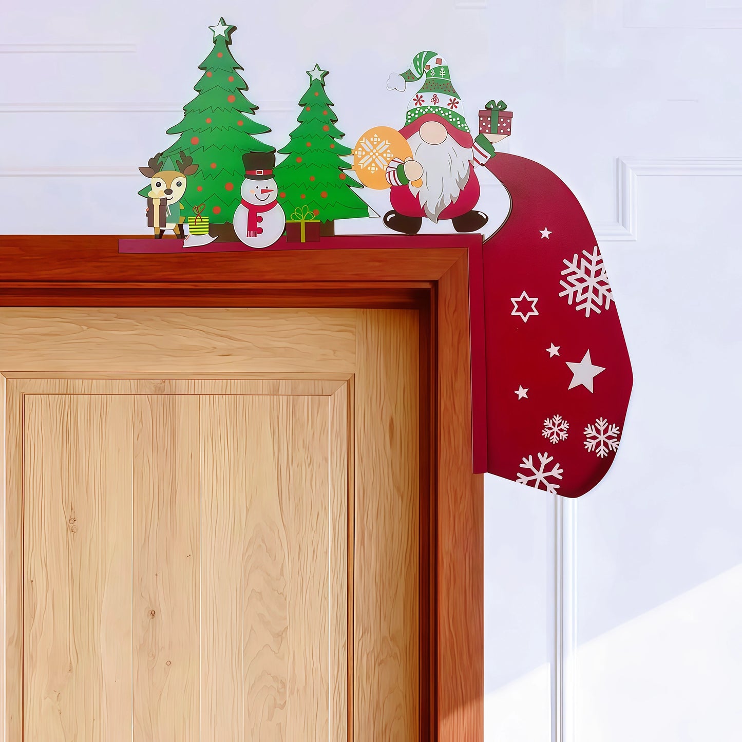 🎅🎄Christmas Door Frame Corner Wall Stickers & Window decorations