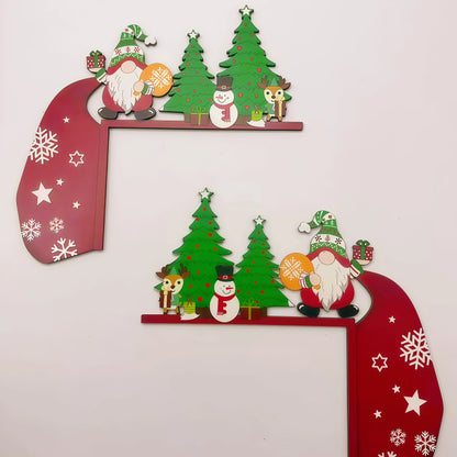 🎅🎄Christmas Door Frame Corner Wall Stickers & Window decorations