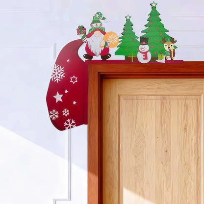 🎅🎄Christmas Door Frame Corner Wall Stickers & Window decorations
