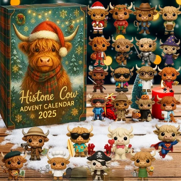 🎁Nice Christmas Gift🎅🐮Histone Cow Advent Calendar 2025