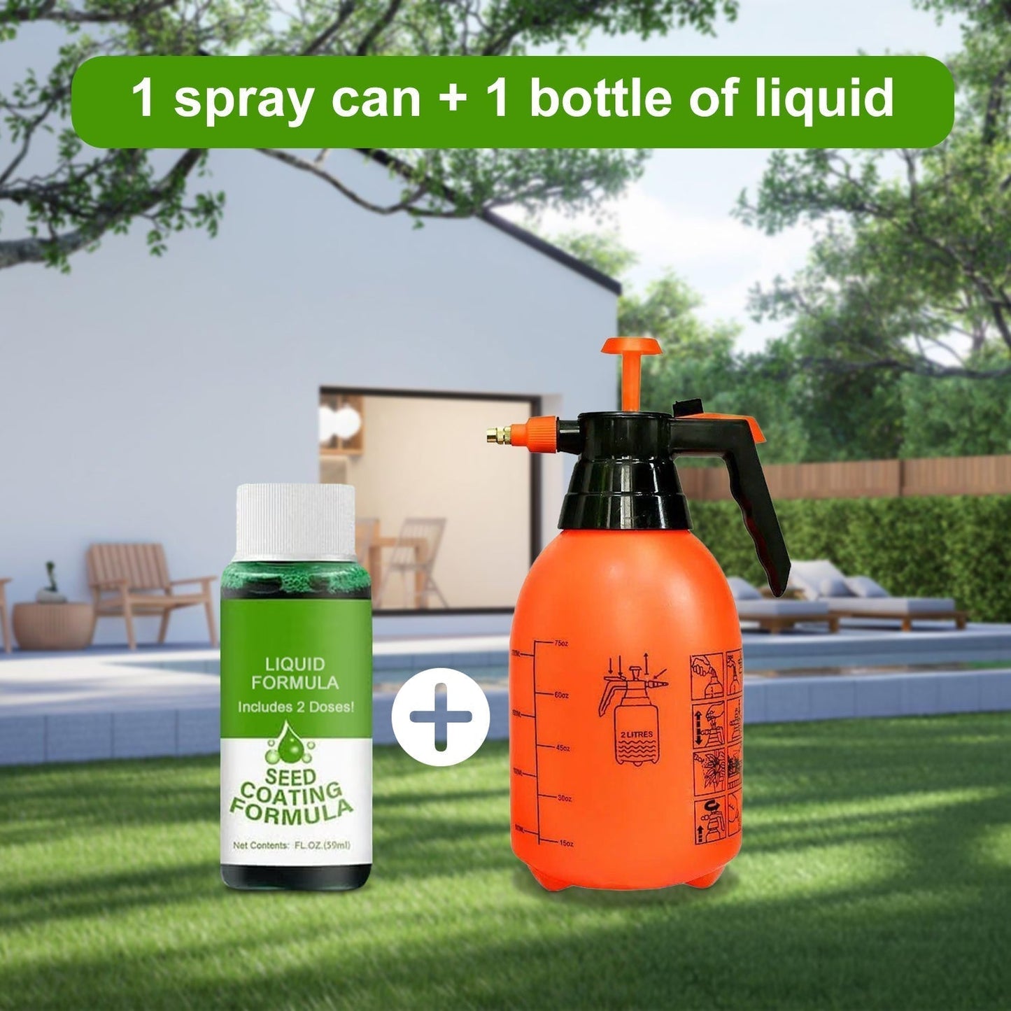 🔥🌱Lawn Hydroseeding & Green Grass Lawn