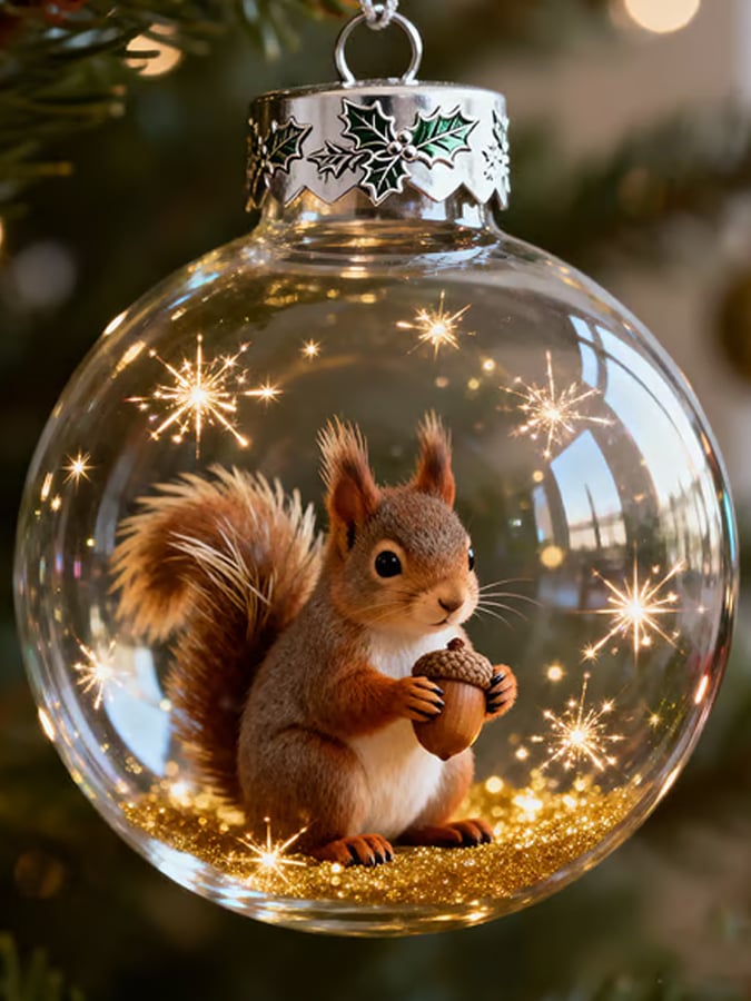 2026 Playful Animal Ball Decorations.