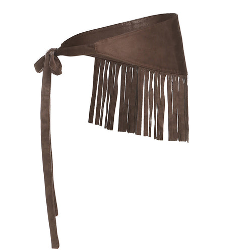 Tassel slim fit loose versatile waist seal for women