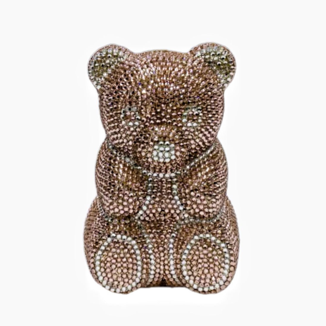 Little Bear Diamond Dinner Bag Light Luxury Banquet Diamond Handbag Animal Party Handbag
