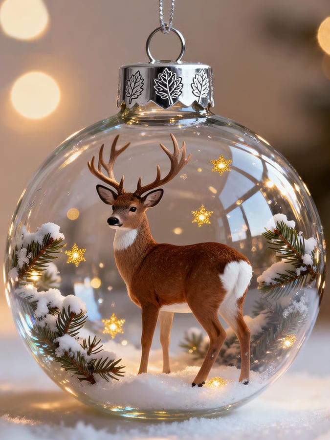 2026 Playful Animal Ball Decorations.